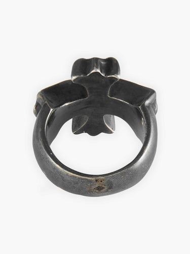 Bague 53 Bague Croix Médiévale diamants bruns 58 Facettes