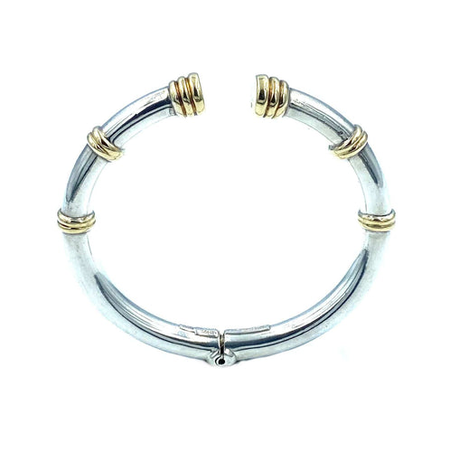 Bracelet Lalaounis. Bracelet argent et or 58 Facettes