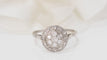Bague 55 Bague Art Déco Platine Diamants 58 Facettes 31441