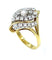 Bague Bague Vintage Or Jaune & Diamants 58 Facettes