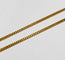 Collier Chaine maille gourmette en or jaune 18k 58 Facettes