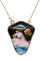 Collier COLLIER ANCIEN ÉMAIL DE LIMOGES 58 Facettes 059471