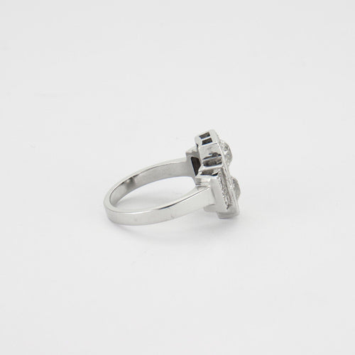 Bague Bague style Art Déco Diamants 58 Facettes B0432