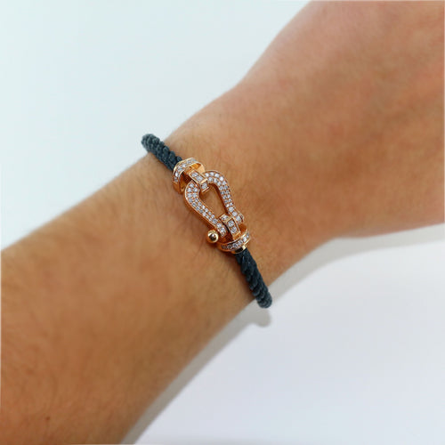 Bracelet Bracelet FRED or rose & diamants 58 Facettes