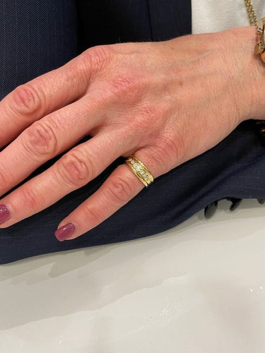 Bague 53 BAGUE MODERNE DIAMANTS 58 Facettes 050741