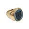 Bague 52 Chevalière armoriée or jaune 58 Facettes 1-1166/2