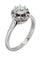 Bague 53 SOLITAIRE ANCIEN DIAMANT 0.75 CARAT 58 Facettes 051861