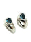 Boucles d'oreilles PIAGET. Boucles d’oreilles or blanc et topazes 58 Facettes