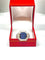 Bague Chevalière or blanc saphirs calibrés et diamants 58 Facettes