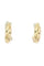 Boucles d'oreilles DEMI CRÉOLES 3 ORS 58 Facettes 052921