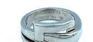 Bague 54 Boucheron. Bague or blanc 58 Facettes