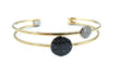 Bracelet Pomellato. Bracelet Sabbia or rose et diamants noirs 58 Facettes