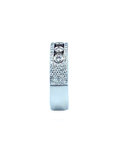 Bague Messika. Bague Move Noa Pavée or blanc et diamants 58 Facettes