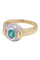 Bague 56 BAGUE ÉMERAUDE DIAMANTS 58 Facettes 075771