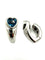 Boucles d'oreilles PIAGET. Boucles d’oreilles or blanc et topazes 58 Facettes