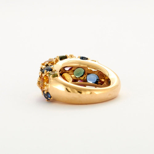 Bague 51 CHAUMET - Bague Saphirs de couleur 58 Facettes