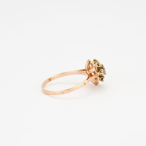 Bague 54 Bague fleur diamants 58 Facettes