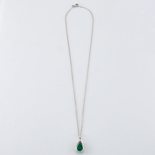 Pendentif Pendentif Emeraude & diamants 58 Facettes FL236