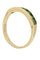 Bague DEMI-ALLIANCE EMERAUDES 58 Facettes 043641