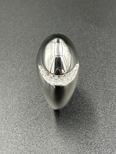 Bague 54 BVLGARI - Bague Or blanc Diamants 58 Facettes