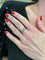 Bague BAGUE ANCIENNE JARRETIÈRE DIAMANTS 58 Facettes 059601