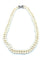 Collier Bucherer. Important collier double rangs perles et diamants 58 Facettes
