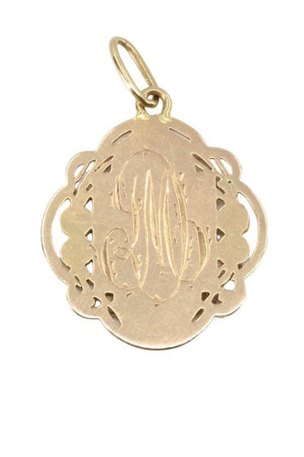 Pendentif MEDAILLE ANCIENNE CALICE 58 Facettes 042671
