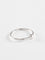 50 Bague Solitaire Saphir Blanc et Or Blanc 58 Facettes