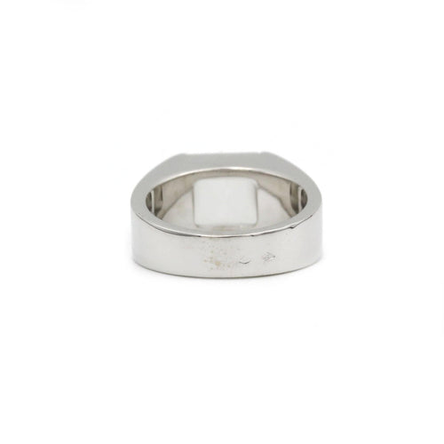 Bague 50 Bague Tank Cartier en Or blanc & pierre de lune 58 Facettes 230160R