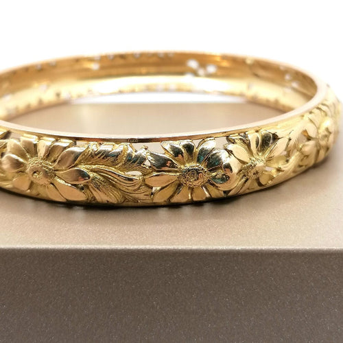 Bracelet Bracelet jonc or jaune 58 Facettes