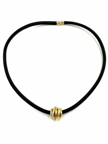 Collier DE GRISOGONO. Collier/bracelet Allegra or rose 18K et diamants 58 Facettes