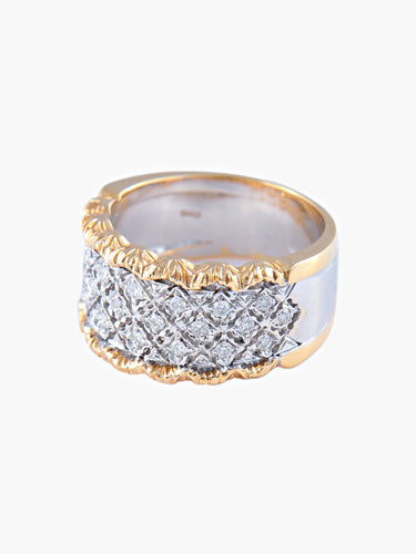 Bague 56 Bague Dentelle Diamants 58 Facettes