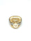Bague Bague en or jaune diamants taille ancienne et perle 58 Facettes