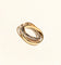 Bague Alliance 3 ors et diamants 58 Facettes