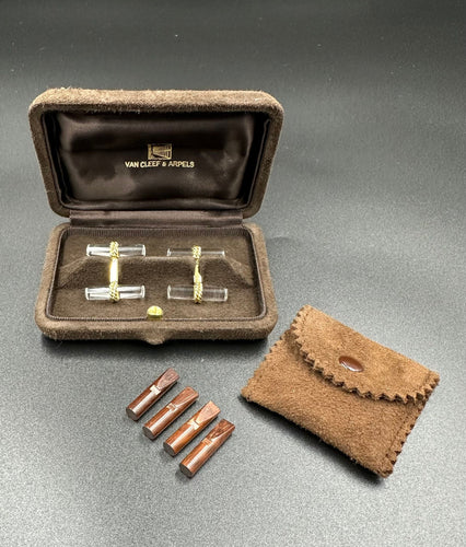 Boutons de manchette VAN CLEEF & ARPELS - Boutons de manchette or jaune 58 Facettes