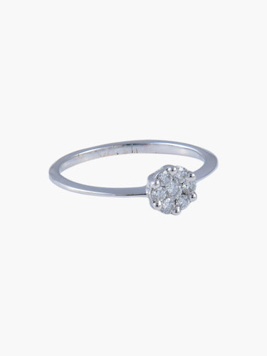 Bague Bague Or Blanc sertie de diamants 58 Facettes