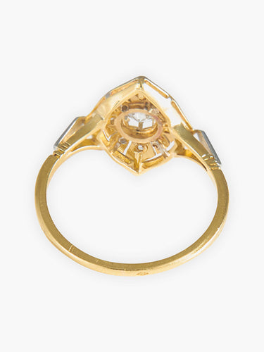Bague 56 Bague Navette Diamants 58 Facettes