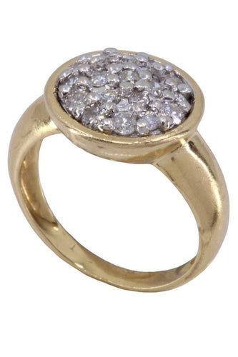 Bague 51 BAGUE PAVAGE DIAMANTS 58 Facettes 075271
