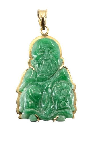 Pendentif PENDENTIF BOUDDAH EN JADE 58 Facettes 038561