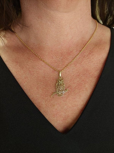 Pendentif PENDENTIF ANCIEN CHOUETTE FILIGRANE 58 Facettes 069271