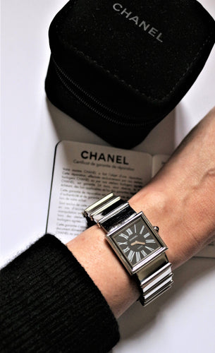 Montre Montre Chanel modèle Mademoiselle en acier 58 Facettes 338