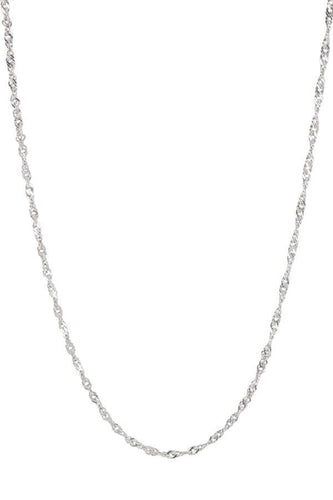 Collier CHAINE MAILLE TORSADÉE 58 Facettes 041101