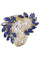 Bague Bague Or jaune Saphirs et Diamants 58 Facettes 076711