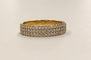 Bague Bague demi tour diamants en or jaune 58 Facettes