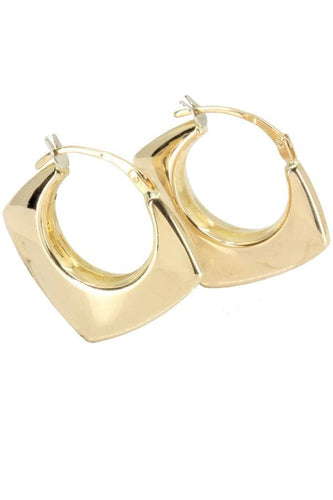 Boucles d'oreilles CRÉOLES MODERNES 58 Facettes 040611