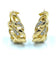 Boucles d'oreilles CARTIER. Boucles d'oreilles Or jaune Diamants Collection Bergame 58 Facettes