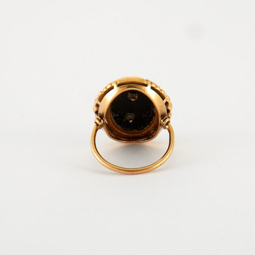 Bague 52 Bague en Or jaune, diamants &  rubis 58 Facettes