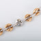 Bracelet Bracelet en or blanc et jaune Diamants 58 Facettes