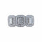 Bague Bague Or Blanc baguettes de diamants 58 Facettes