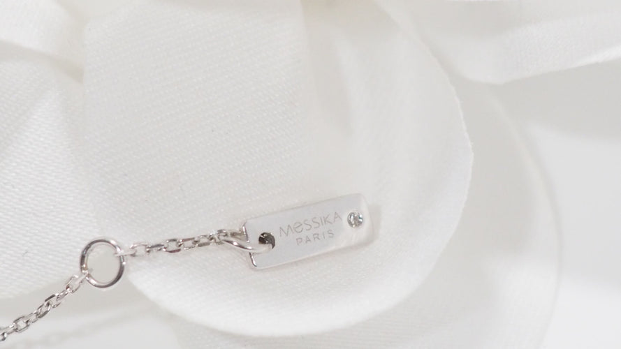 Collier Collier Messika "snake" en or blanc et diamants 58 Facettes 32005